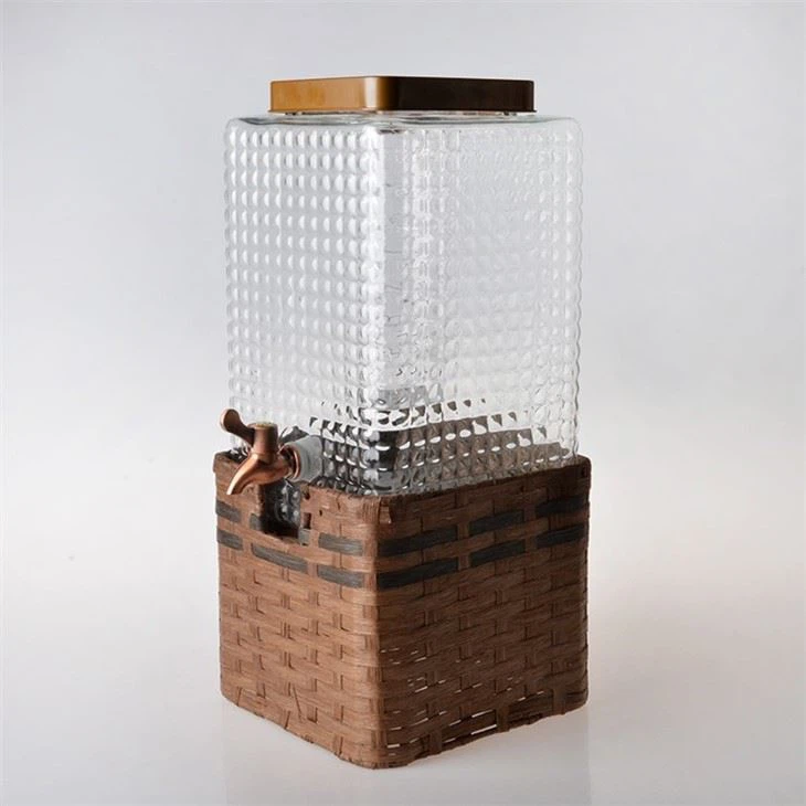 Glass Dispenser With Stand